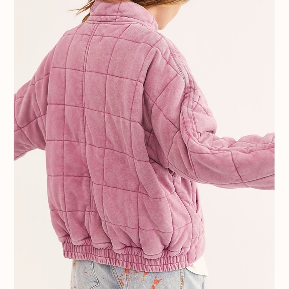 Free People Dolman Quilted Knit Jacket - Picture 10 of 11